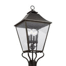 Four Light Post Lantern<br /><span style="color:#4AB0CE;">Entrega: 4-10 dias en USA</span><br /><span style="color:#4AB0CE;font-size:60%;">PREGUNTE POR ENTREGA EN PANAMA</span><br />Collection: Galena<br />Finish: Sable