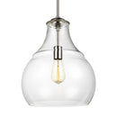One Light Pendant<br /><span style="color:#4AB0CE;">Entrega: 4-10 dias en USA</span><br /><span style="color:#4AB0CE;font-size:60%;">PREGUNTE POR ENTREGA EN PANAMA</span><br />Collection: Zola<br />Finish: Satin Nickel