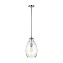 One Light Pendant<br /><span style="color:#4AB0CE;">Entrega: 4-10 dias en USA</span><br /><span style="color:#4AB0CE;font-size:60%;">PREGUNTE POR ENTREGA EN PANAMA</span><br />Collection: Marino<br />Finish: Satin Nickel