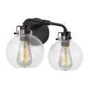 Two Light Vanity<br /><span style="color:#4AB0CE;">Entrega: 4-10 dias en USA</span><br /><span style="color:#4AB0CE;font-size:60%;">PREGUNTE POR ENTREGA EN PANAMA</span><br />Collection: Clara<br />Finish: Oil Rubbed Bronze