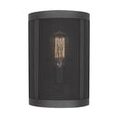 One Light Wall / Bath Sconce<br /><span style="color:#4AB0CE;">Entrega: 4-10 dias en USA</span><br /><span style="color:#4AB0CE;font-size:60%;">PREGUNTE POR ENTREGA EN PANAMA</span><br />Collection: Gereon<br />Finish: Black