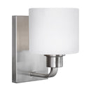 Generation Lighting - 4128801-962 - One Light Wall / Bath Sconce - Canfield - Brushed Nickel