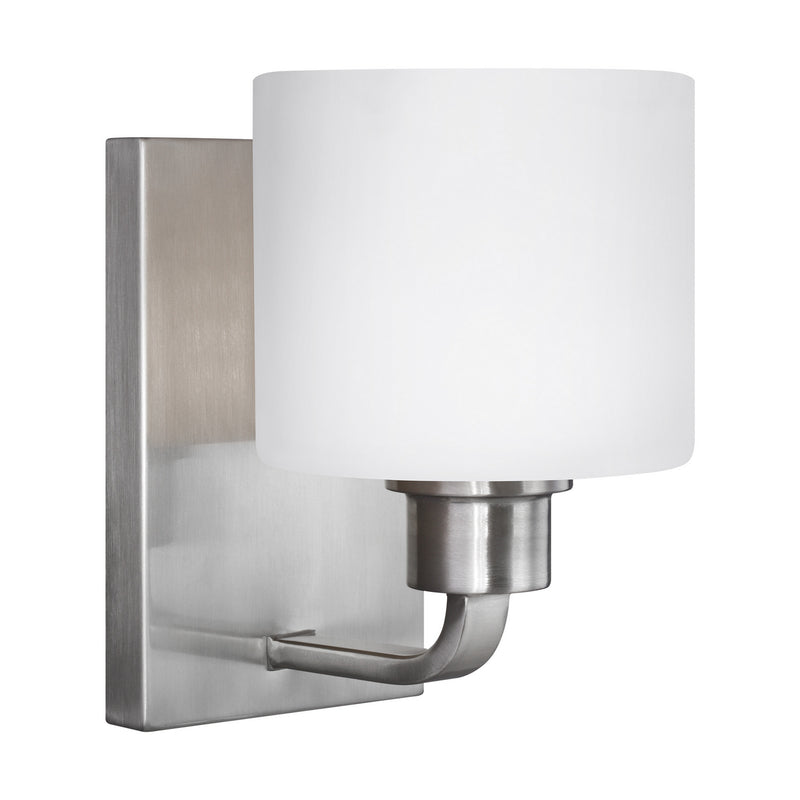 Generation Lighting - 4128801EN3-962 - One Light Wall / Bath Sconce - Canfield - Brushed Nickel