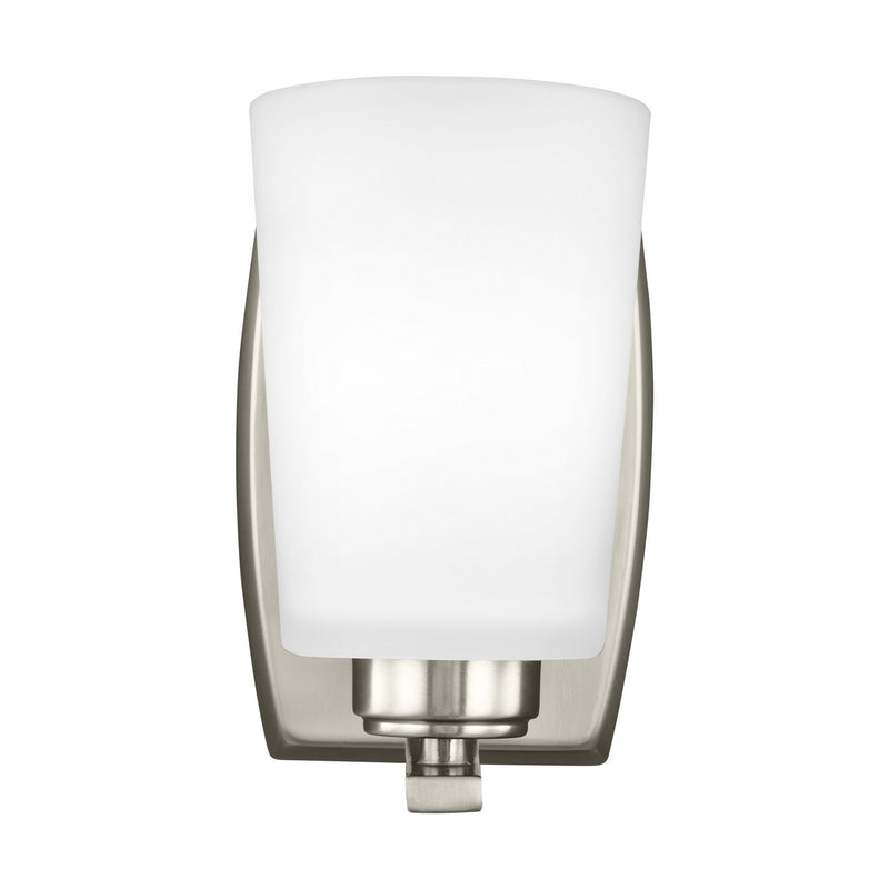 Generation Lighting - 4128901-962 - One Light Wall / Bath Sconce - Franport - Brushed Nickel