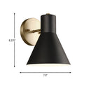 One Light Wall / Bath Sconce<br /><span style="color:#4AB0CE;">Entrega: 2-3 semanas en USA</span><br /><span style="color:#4AB0CE;font-size:60%;">PREGUNTE POR ENTREGA EN PANAMA</span><br />Collection: Towner<br />Finish: Satin Brass