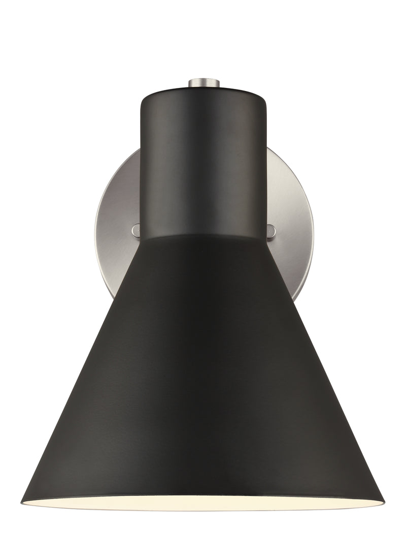 One Light Wall / Bath Sconce<br /><span style="color:#4AB0CE;">Entrega: 4-10 dias en USA</span><br /><span style="color:#4AB0CE;font-size:60%;">PREGUNTE POR ENTREGA EN PANAMA</span><br />Collection: Towner<br />Finish: Brushed Nickel