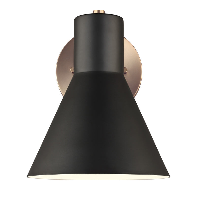 One Light Wall / Bath Sconce<br /><span style="color:#4AB0CE;">Entrega: 4-10 dias en USA</span><br /><span style="color:#4AB0CE;font-size:60%;">PREGUNTE POR ENTREGA EN PANAMA</span><br />Collection: Towner<br />Finish: Satin Brass