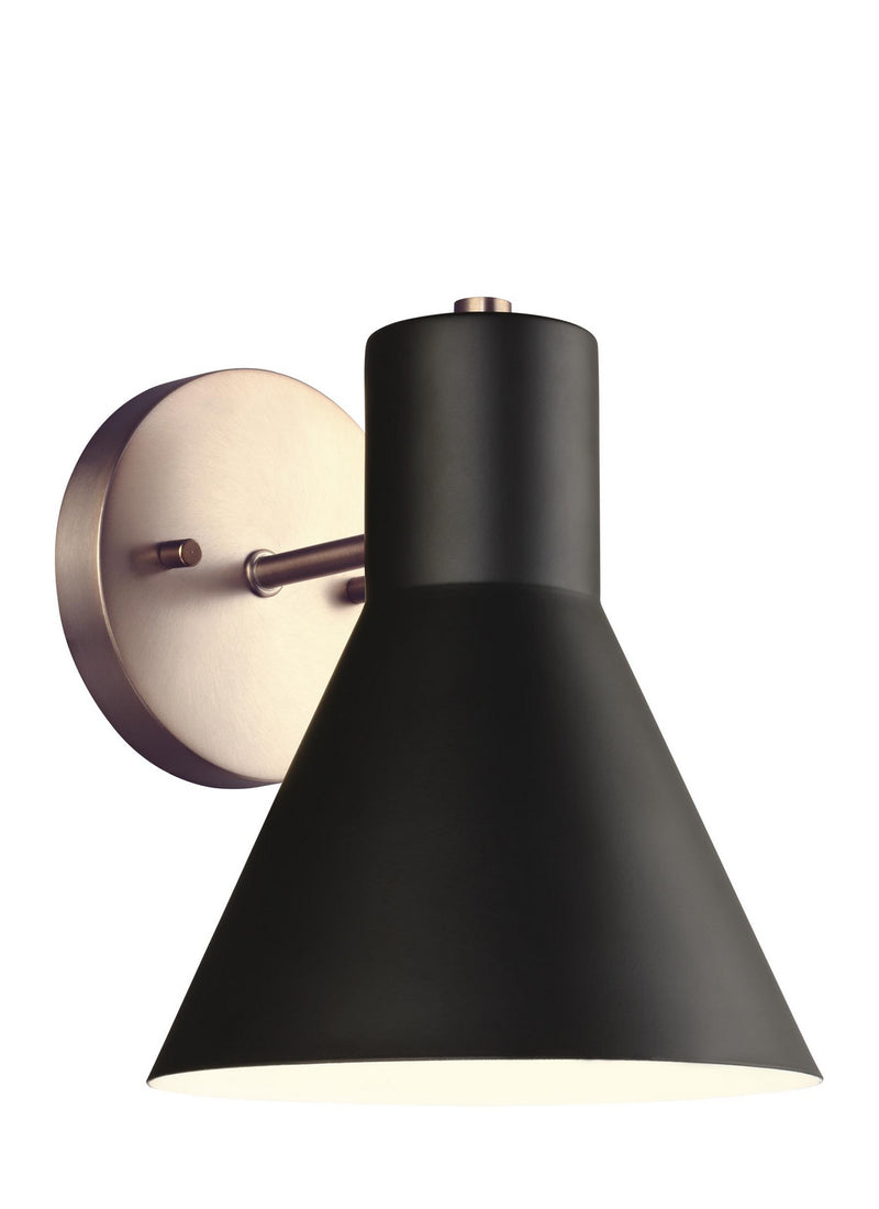 One Light Wall / Bath Sconce<br /><span style="color:#4AB0CE;">Entrega: 4-10 dias en USA</span><br /><span style="color:#4AB0CE;font-size:60%;">PREGUNTE POR ENTREGA EN PANAMA</span><br />Collection: Towner<br />Finish: Satin Brass