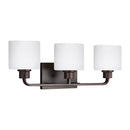 Generation Lighting - 4428803-710 - Three Light Wall / Bath - Canfield - Bronze