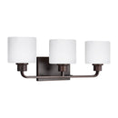 Generation Lighting - 4428803EN3-710 - Three Light Wall / Bath - Canfield - Bronze