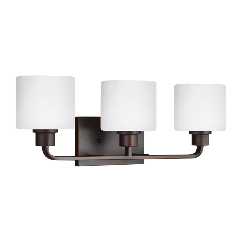 Generation Lighting - 4428803EN3-710 - Three Light Wall / Bath - Canfield - Bronze