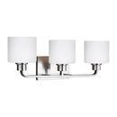 Generation Lighting - 4428803EN3-962 - Three Light Wall / Bath - Canfield - Brushed Nickel