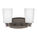 Generation Lighting - 4428902-710 - Two Light Wall / Bath - Franport - Bronze