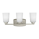 Generation Lighting - 4428903-962 - Three Light Wall / Bath - Franport - Brushed Nickel