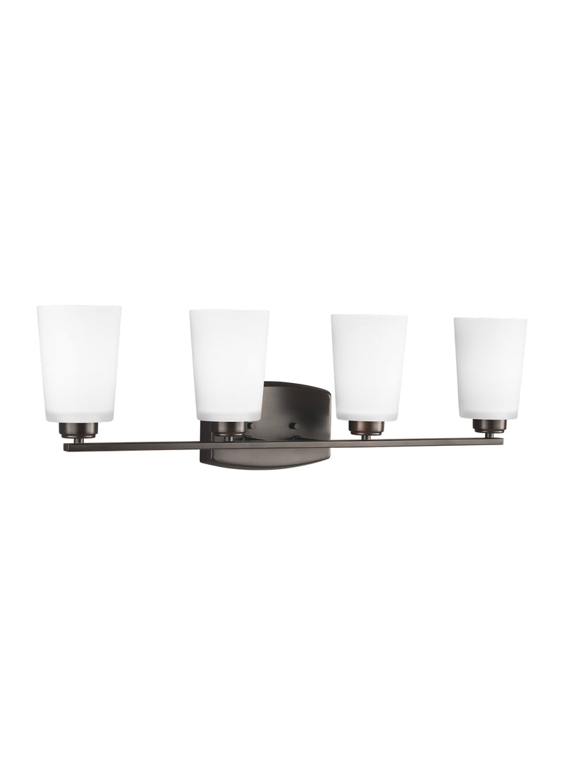 Four Light Wall / Bath<br /><span style="color:#4AB0CE;">Entrega: 4-10 dias en USA</span><br /><span style="color:#4AB0CE;font-size:60%;">PREGUNTE POR ENTREGA EN PANAMA</span><br />Collection: Franport<br />Finish: Bronze