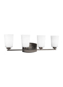 Four Light Wall / Bath<br /><span style="color:#4AB0CE;">Entrega: 4-10 dias en USA</span><br /><span style="color:#4AB0CE;font-size:60%;">PREGUNTE POR ENTREGA EN PANAMA</span><br />Collection: Franport<br />Finish: Bronze