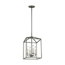 Generation Lighting - 5115004EN-710 - Four Light Hall / Foyer - Perryton - Bronze