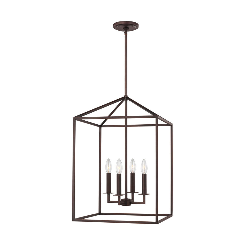 Four Light Hall / Foyer<br /><span style="color:#4AB0CE;">Entrega: 4-10 dias en USA</span><br /><span style="color:#4AB0CE;font-size:60%;">PREGUNTE POR ENTREGA EN PANAMA</span><br />Collection: Perryton<br />Finish: Bronze