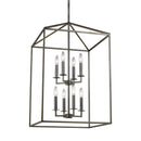 Eight Light Hall / Foyer<br /><span style="color:#4AB0CE;">Entrega: 4-10 dias en USA</span><br /><span style="color:#4AB0CE;font-size:60%;">PREGUNTE POR ENTREGA EN PANAMA</span><br />Collection: Perryton<br />Finish: Bronze