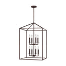 Generation Lighting - 5115008EN-710 - Eight Light Hall / Foyer - Perryton - Bronze