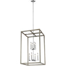 Eight Light Hall / Foyer Pendant<br /><span style="color:#4AB0CE;">Entrega: 4-10 dias en USA</span><br /><span style="color:#4AB0CE;font-size:60%;">PREGUNTE POR ENTREGA EN PANAMA</span><br />Collection: Moffet Street<br />Finish: Washed Pine
