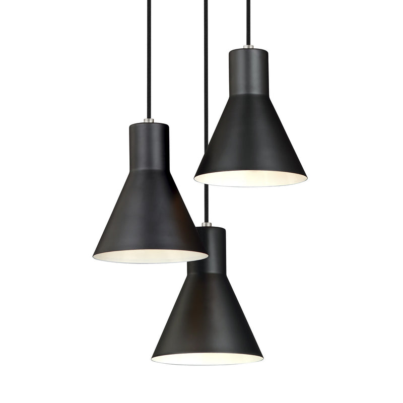 Three Light Cluster Pendant<br /><span style="color:#4AB0CE;">Entrega: 4-10 dias en USA</span><br /><span style="color:#4AB0CE;font-size:60%;">PREGUNTE POR ENTREGA EN PANAMA</span><br />Collection: Towner<br />Finish: Brushed Nickel