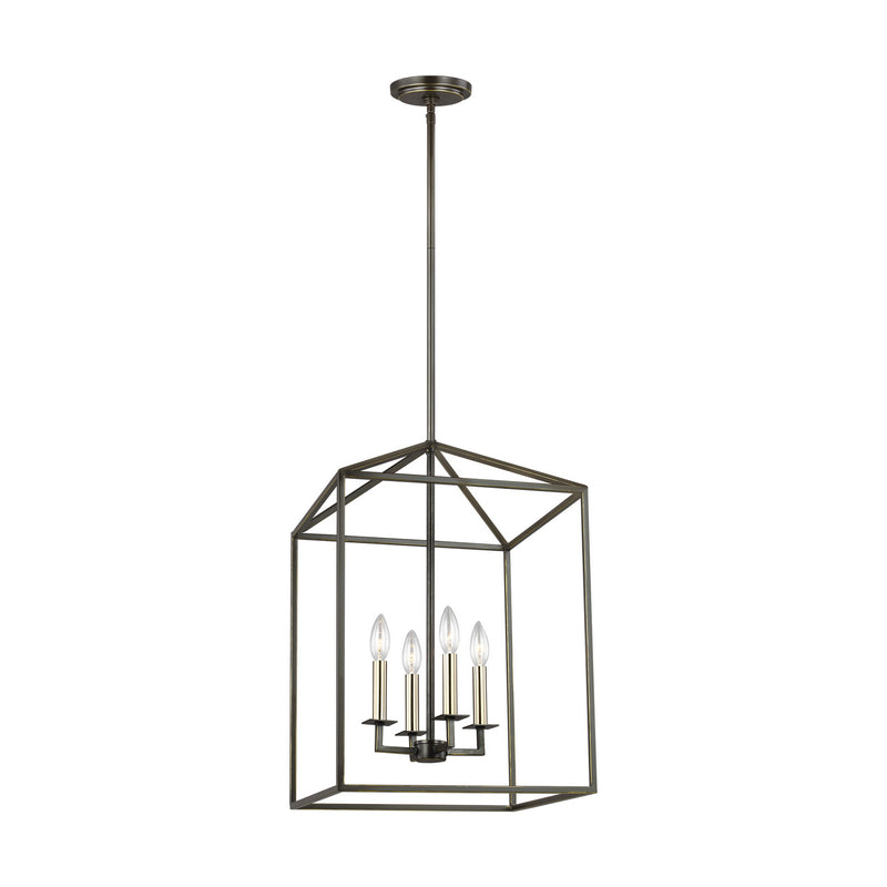 Four Light Hall / Foyer<br /><span style="color:#4AB0CE;">Entrega: 4-10 dias en USA</span><br /><span style="color:#4AB0CE;font-size:60%;">PREGUNTE POR ENTREGA EN PANAMA</span><br />Collection: Perryton<br />Finish: Bronze