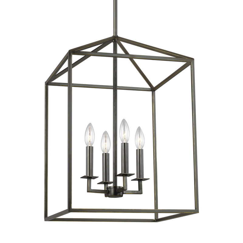 Four Light Hall / Foyer<br /><span style="color:#4AB0CE;">Entrega: 4-10 dias en USA</span><br /><span style="color:#4AB0CE;font-size:60%;">PREGUNTE POR ENTREGA EN PANAMA</span><br />Collection: Perryton<br />Finish: Bronze