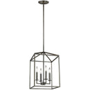 Four Light Hall / Foyer<br /><span style="color:#4AB0CE;">Entrega: 4-10 dias en USA</span><br /><span style="color:#4AB0CE;font-size:60%;">PREGUNTE POR ENTREGA EN PANAMA</span><br />Collection: Perryton<br />Finish: Bronze