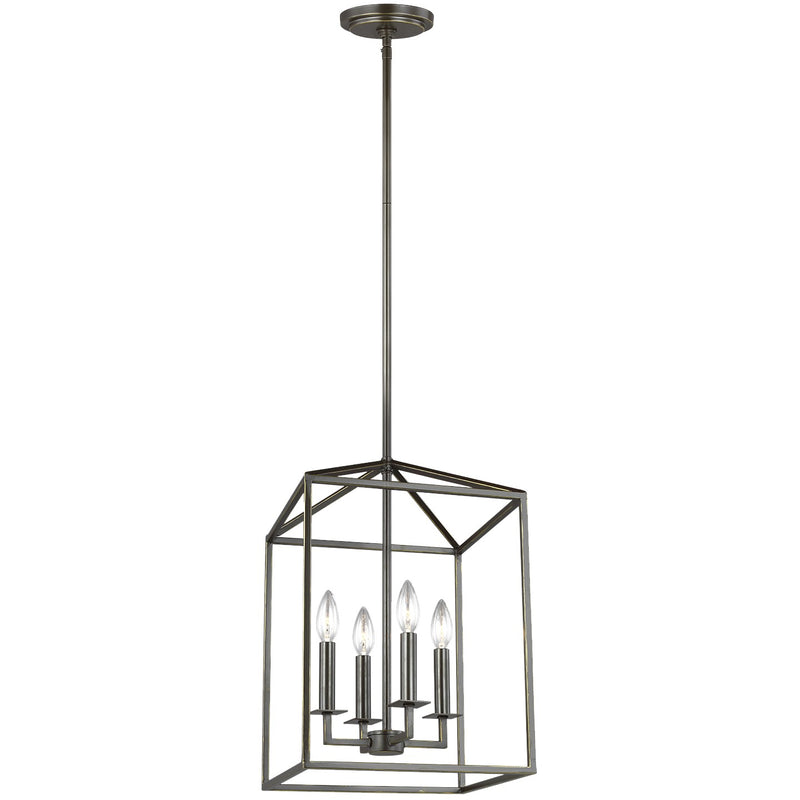 Four Light Hall / Foyer<br /><span style="color:#4AB0CE;">Entrega: 4-10 dias en USA</span><br /><span style="color:#4AB0CE;font-size:60%;">PREGUNTE POR ENTREGA EN PANAMA</span><br />Collection: Perryton<br />Finish: Bronze