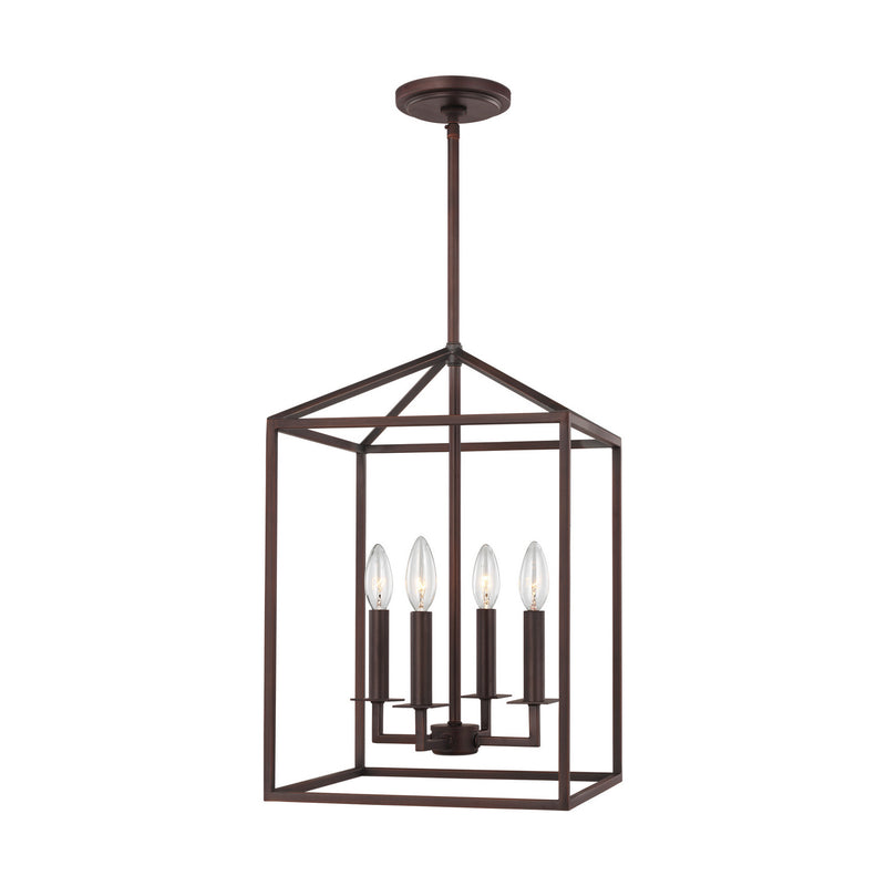 Four Light Hall / Foyer<br /><span style="color:#4AB0CE;">Entrega: 4-10 dias en USA</span><br /><span style="color:#4AB0CE;font-size:60%;">PREGUNTE POR ENTREGA EN PANAMA</span><br />Collection: Perryton<br />Finish: Bronze