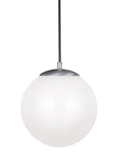 LED Pendant<br /><span style="color:#4AB0CE;">Entrega: 4-10 dias en USA</span><br /><span style="color:#4AB0CE;font-size:60%;">PREGUNTE POR ENTREGA EN PANAMA</span><br />Collection: Leo - Hanging Globe<br />Finish: Satin Aluminum