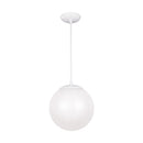 Visual Comfort Studio - 602093S-15 - LED Pendant - Leo - Hanging Globe - White