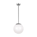 Visual Comfort Studio - 602293S-04 - LED Pendant - Leo - Hanging Globe - Satin Aluminum