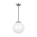 Visual Comfort Studio - 602493S-04 - LED Pendant - Leo - Hanging Globe - Satin Aluminum