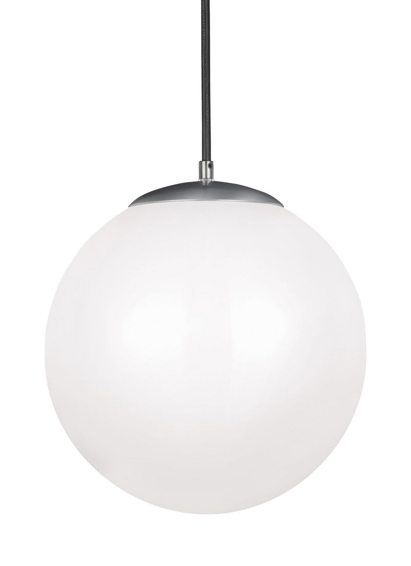 LED Pendant<br /><span style="color:#4AB0CE;">Entrega: 4-10 dias en USA</span><br /><span style="color:#4AB0CE;font-size:60%;">PREGUNTE POR ENTREGA EN PANAMA</span><br />Collection: Leo - Hanging Globe<br />Finish: Satin Aluminum