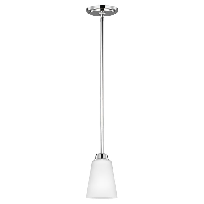 One Light Mini-Pendant<br /><span style="color:#4AB0CE;">Entrega: 4-10 dias en USA</span><br /><span style="color:#4AB0CE;font-size:60%;">PREGUNTE POR ENTREGA EN PANAMA</span><br />Collection: Kerrville<br />Finish: Chrome
