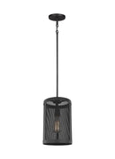 One Light Mini-Pendant<br /><span style="color:#4AB0CE;">Entrega: 4-10 dias en USA</span><br /><span style="color:#4AB0CE;font-size:60%;">PREGUNTE POR ENTREGA EN PANAMA</span><br />Collection: Gereon<br />Finish: Black