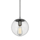One Light Pendant<br /><span style="color:#4AB0CE;">Entrega: 4-10 dias en USA</span><br /><span style="color:#4AB0CE;font-size:60%;">PREGUNTE POR ENTREGA EN PANAMA</span><br />Collection: Leo - Hanging Globe<br />Finish: Satin Aluminum