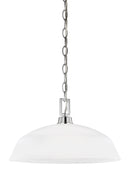 One Light Pendant<br /><span style="color:#4AB0CE;">Entrega: 4-10 dias en USA</span><br /><span style="color:#4AB0CE;font-size:60%;">PREGUNTE POR ENTREGA EN PANAMA</span><br />Collection: Kerrville<br />Finish: Chrome