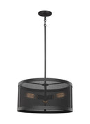 Three Light Pendant<br /><span style="color:#4AB0CE;">Entrega: 4-10 dias en USA</span><br /><span style="color:#4AB0CE;font-size:60%;">PREGUNTE POR ENTREGA EN PANAMA</span><br />Collection: Gereon<br />Finish: Black