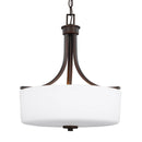 Generation Lighting - 6528803-710 - Three Light Pendant - Canfield - Bronze