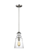 One Light Pendant<br /><span style="color:#4AB0CE;">Entrega: 4-10 dias en USA</span><br /><span style="color:#4AB0CE;font-size:60%;">PREGUNTE POR ENTREGA EN PANAMA</span><br />Collection: Kea<br />Finish: Brushed Nickel
