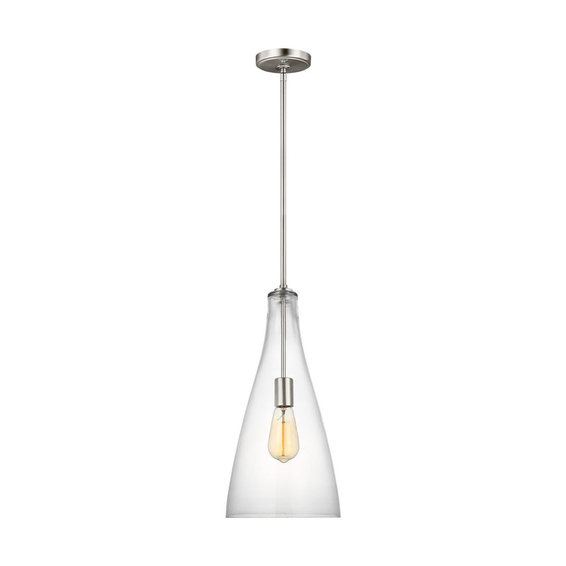 One Light Pendant<br /><span style="color:#4AB0CE;">Entrega: 4-10 dias en USA</span><br /><span style="color:#4AB0CE;font-size:60%;">PREGUNTE POR ENTREGA EN PANAMA</span><br />Collection: Arilda<br />Finish: Brushed Nickel