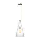 One Light Pendant<br /><span style="color:#4AB0CE;">Entrega: 4-10 dias en USA</span><br /><span style="color:#4AB0CE;font-size:60%;">PREGUNTE POR ENTREGA EN PANAMA</span><br />Collection: Arilda<br />Finish: Brushed Nickel