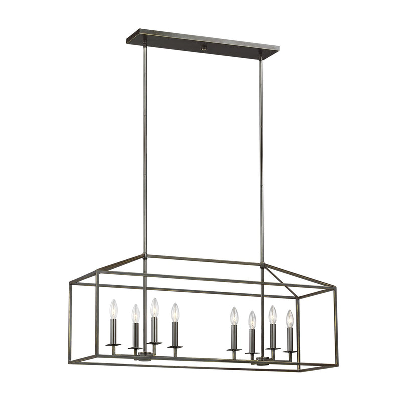 Eight Light Island Pendant<br /><span style="color:#4AB0CE;">Entrega: 4-10 dias en USA</span><br /><span style="color:#4AB0CE;font-size:60%;">PREGUNTE POR ENTREGA EN PANAMA</span><br />Collection: Perryton<br />Finish: Bronze