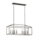 Eight Light Island Pendant<br /><span style="color:#4AB0CE;">Entrega: 4-10 dias en USA</span><br /><span style="color:#4AB0CE;font-size:60%;">PREGUNTE POR ENTREGA EN PANAMA</span><br />Collection: Perryton<br />Finish: Bronze