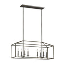Eight Light Island Pendant<br /><span style="color:#4AB0CE;">Entrega: 4-10 dias en USA</span><br /><span style="color:#4AB0CE;font-size:60%;">PREGUNTE POR ENTREGA EN PANAMA</span><br />Collection: Perryton<br />Finish: Bronze