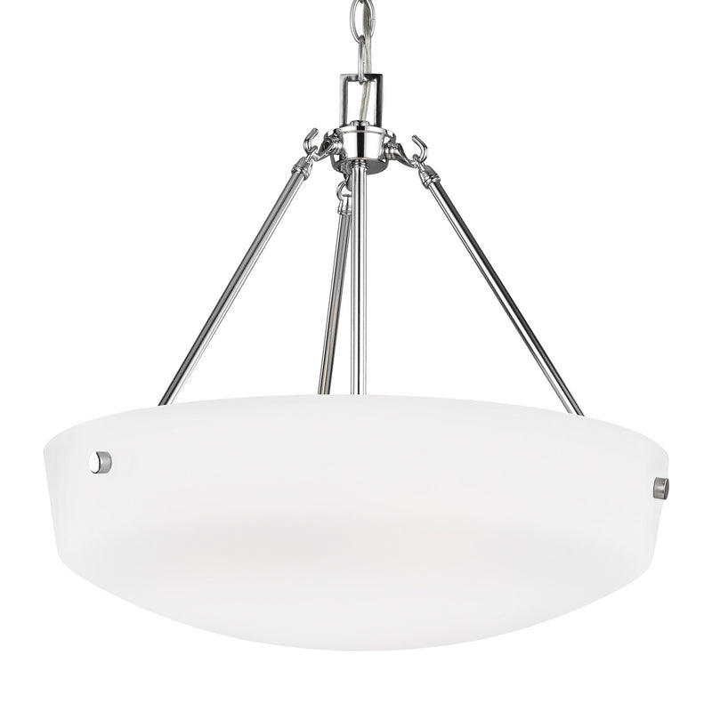 Generation Lighting - 6615203EN3-05 - Three Light Pendant - Kerrville - Chrome