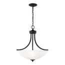 Three Light Pendant<br /><span style="color:#4AB0CE;">Entrega: 4-10 dias en USA</span><br /><span style="color:#4AB0CE;font-size:60%;">PREGUNTE POR ENTREGA EN PANAMA</span><br />Collection: Geary<br />Finish: Midnight Black